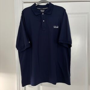 NEW Polo Ralph Lauren Sport Navy Blue Short Sleeve Polo Top